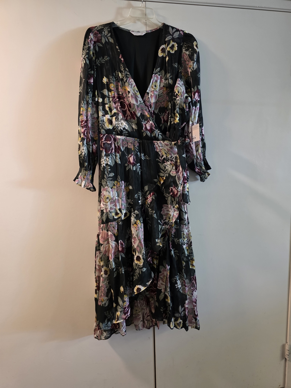 lc lauren conrad Floral Wrap Dress - plus 2x nwt